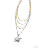 Paparazzi "Seize the Stars" Yellow Necklace & Earring Set Paparazzi Jewelry