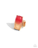 Paparazzi "Dramatic Duo" Pink Ring Paparazzi Jewelry