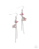 Paparazzi "Aerial Affection" Pink Earrings Paparazzi Jewelry