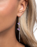 Paparazzi "Aerial Affection" Purple Earrings Paparazzi Jewelry