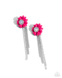 Paparazzi "Floral Fuel" Pink Post Earrings Paparazzi Jewelry