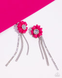 Paparazzi "Floral Fuel" Pink Post Earrings Paparazzi Jewelry