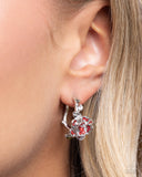 Paparazzi "Mother ROSE Best" Red Post Earrings Paparazzi Jewelry