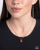 Paparazzi "Orange Opulence" Orange Necklace & Earring Set Paparazzi Jewelry