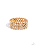 Paparazzi "Braided Bandit" Gold Bracelet Paparazzi Jewelry