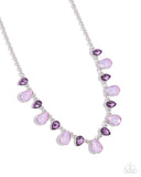 Paparazzi "Summer Season" Purple Necklace & Earring Set Paparazzi Jewelry