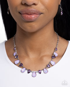 Paparazzi "Summer Season" Purple Necklace & Earring Set Paparazzi Jewelry