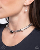 Paparazzi "Classy Collectable" Black Choker Necklace & Earring Set Paparazzi Jewelry