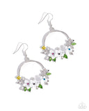 Paparazzi "Fairy Freestyle" White Earrings Paparazzi Jewelry