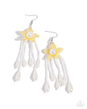 Paparazzi "Prom Personality" Yellow Earrings Paparazzi Jewelry