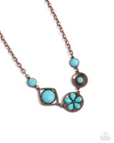 Paparazzi "Stony Someday" Copper Necklace & Earring Set Paparazzi Jewelry