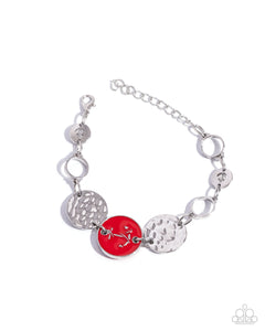 Paparazzi "Anchor Alignment" Red Bracelet Paparazzi Jewelry