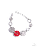 Paparazzi "Anchor Alignment" Red Bracelet Paparazzi Jewelry