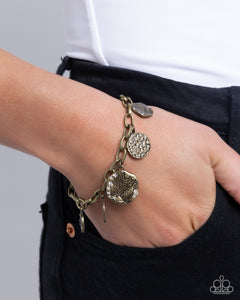 Paparazzi Winking Wild" Brass Bracelet Paparazzi Jewelry