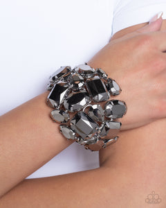 Paparazzi "Chic Coronation" Silver Bracelet Paparazzi Jewelry