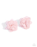 Paparazzi "Tulle Twist" Pink Post Earrings Paparazzi Jewelry