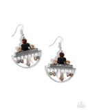 Paparazzi "Metropolitan Majesty" Black Earrings Paparazzi Jewelry