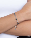 Paparazzi "Heart-struck Hype" Black Bracelet Paparazzi Jewelry