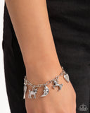Paparazzi "Hush Little Baby" Silver Bracelet Paparazzi Jewelry