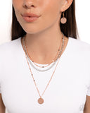 Paparazzi "Dainty Development" Copper Necklace & Earring Set Paparazzi Jewelry