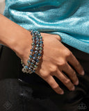 Paparazzi PREORDER "Ignited Influence" Silver Fashion Fix Bracelet Paparazzi Jewelry