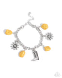 Paparazzi "Badlands Beau" Yellow Bracelet Paparazzi Jewelry