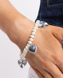 Paparazzi "Heart-struck Haven" Silver Bracelet Paparazzi Jewelry