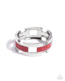 Paparazzi "Modern Merger" Red Bracelet Paparazzi Jewelry