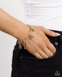 Paparazzi "First-Time Mom" Gold Bracelet Paparazzi Jewelry