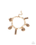 Paparazzi "First-Time Mom" Gold Bracelet Paparazzi Jewelry