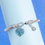 Paparazzi "Heart Hour" Blue Bracelet Paparazzi Jewelry