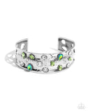 Paparazzi "Embellished Empire" Green Bracelet Paparazzi Jewelry