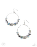 Paparazzi PREORDER "Ignited Intent" Silver Fashion Fix Earrings Paparazzi Jewelry