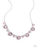 Paparazzi "Genteel Gallery" Pink Necklace & Earring Set Paparazzi Jewelry