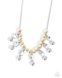 Paparazzi "Just A Habit" White Necklace & Earring Set Paparazzi Jewelry