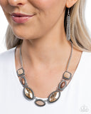 Paparazzi PREORDER "Regally Roped" Brown Necklace & Earring Set Paparazzi Jewelry