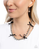 Paparazzi "Elegant Event" Black Necklace & Earring Set Paparazzi Jewelry