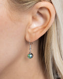 Paparazzi "Anchored Accent" Green Necklace & Earring Set Paparazzi Jewelry