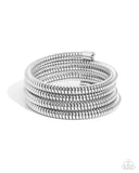 Paparazzi "Casual Coils" Silver Bracelet Paparazzi Jewelry