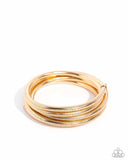 Paparazzi "Coiled Command" Gold Bracelet Paparazzi Jewelry