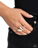 Paparazzi "Dueling Decadence" Gold Ring Paparazzi Jewelry