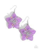 Paparazzi "Summer Sprigs" Purple Earrings Paparazzi Jewelry