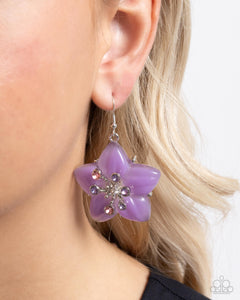 Paparazzi "Summer Sprigs" Purple Earrings Paparazzi Jewelry