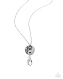 Paparazzi "Yin and Yang Year" Black Necklace & Earring Set Paparazzi Jewelry