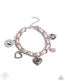 Paparazzi "Charming Contender" Pink Fashion Fix Bracelet Paparazzi Jewelry