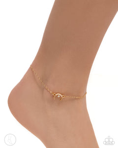 Paparazzi "Got It Made" Gold Anklet Bracelet Paparazzi Jewelry