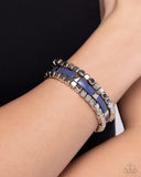 Paparazzi "Colorful Cadenza" Blue Bracelet Paparazzi Jewelry