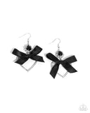 Paparazzi "Kawaii Keepsake" Black Earrings Paparazzi Jewelry