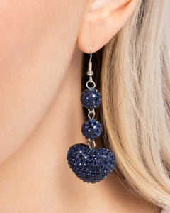 Paparazzi "Vision in Shimmer" Blue Earrings Paparazzi Jewelry