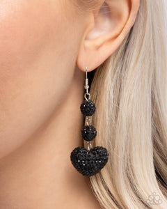 Paparazzi "Vision in Shimmer" Black Earrings Paparazzi Jewelry